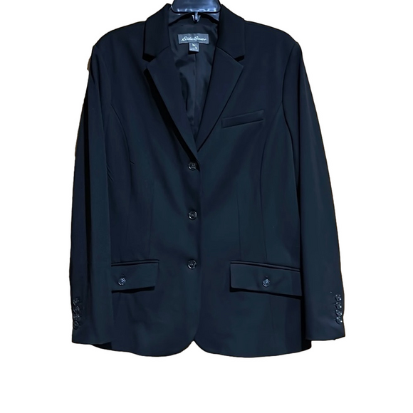 Eddie Bauer Plus Size Washable Stretch Classic Blazer Size 16 - NWOT - Picture 1 of 4
